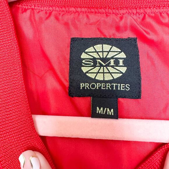 Vintage Las Vegas Motor Speedway Windbreaker Red Pullover - Picture 3 of 5